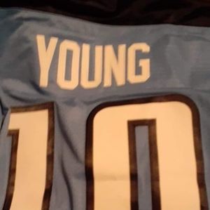 Authentic Vince Young Tennessee Titans Jersey